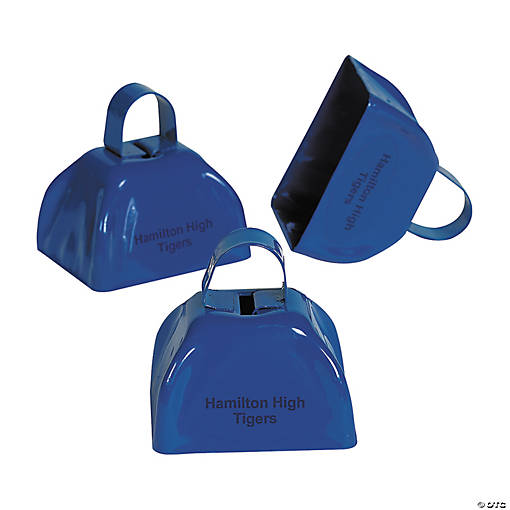 Blue Personalized Cowbells - 12 Pc.
