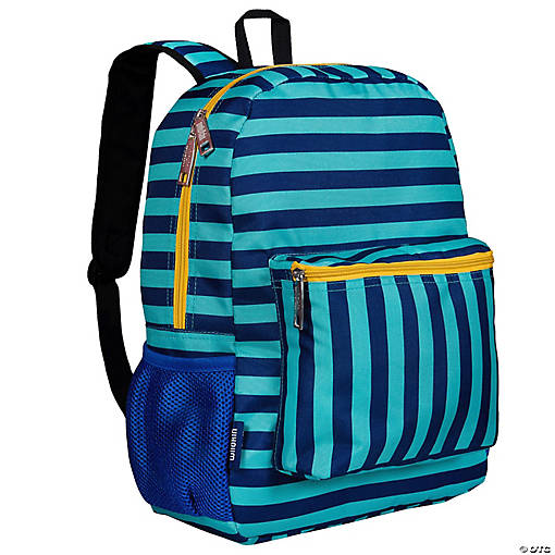 Blue Stripes 16 Inch Backpack
