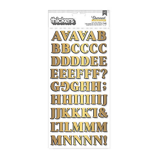 Bo Bunny Charmed Chronicles Thickers-Alphabet
