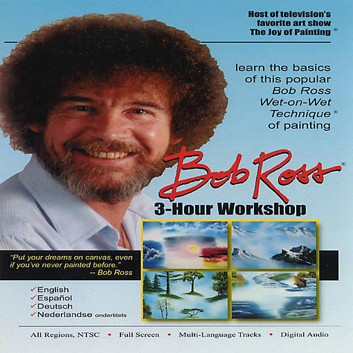 Bob Ross 3-Hour Workshop DVD-Full Screen