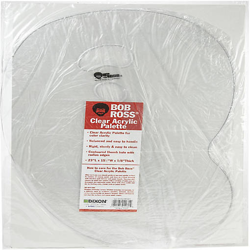Bob Ross Plastic Palette-Clear