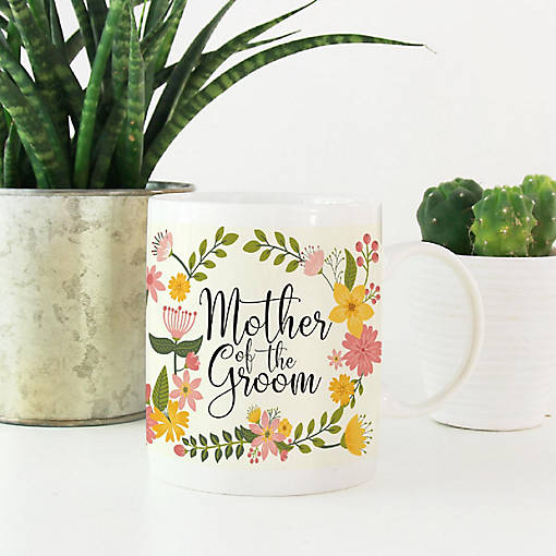 Boho Floral Mother Groom Mug