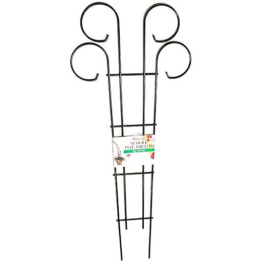 Bosmere Wire Scroll Trellis for Planters and Borders, Green, 36in