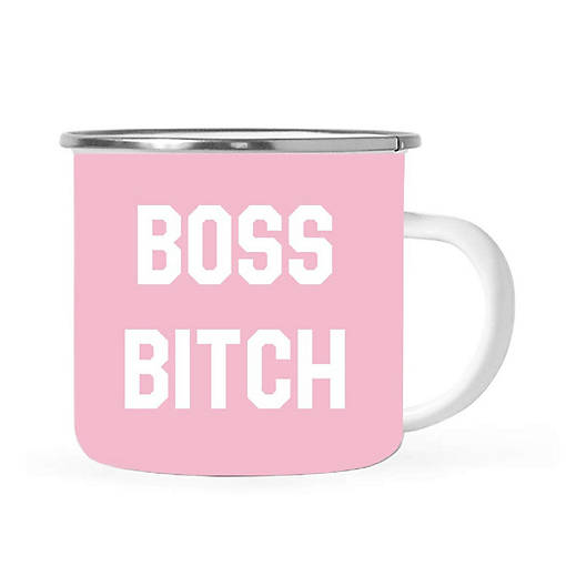 Boss Bitch Blush 11 oz Campfire Mug
