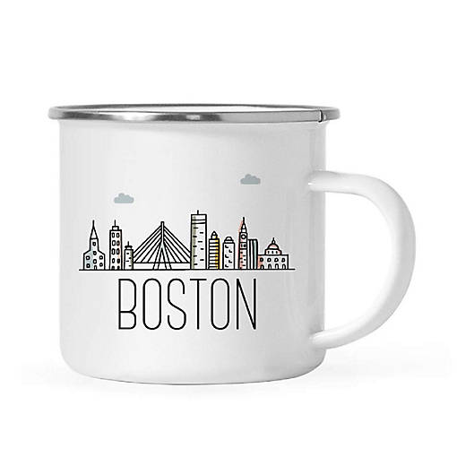 Boston Skyline 11oz Camp Mug