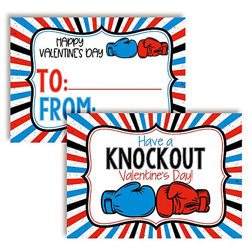 Boxing Classroom Valentines 30pc. by AmandaCreation