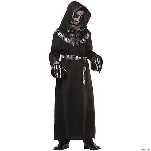 Boy's Skull Master Hooded Robe