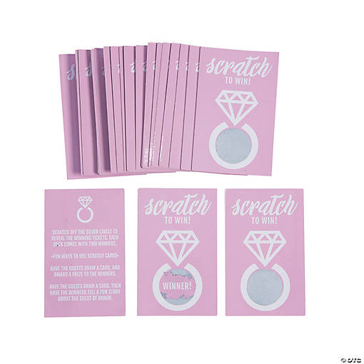 Bridal Scratch Off Card Game - 24 Pc.