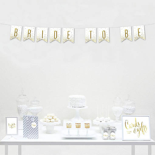 Bride to Be Gold Confetti 6ft