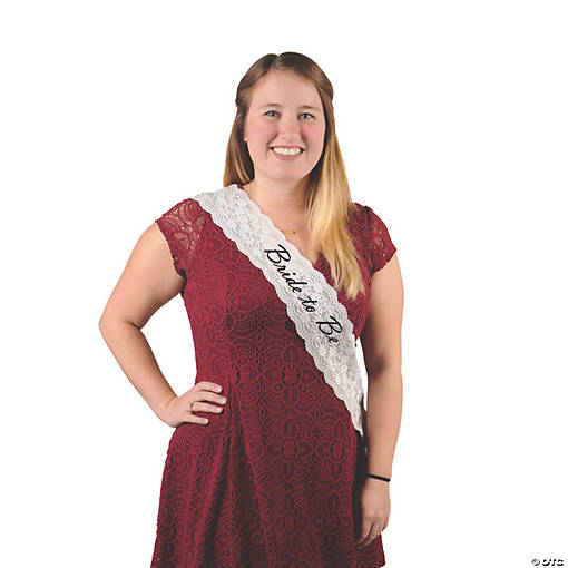 Bride To Be Lace Sash