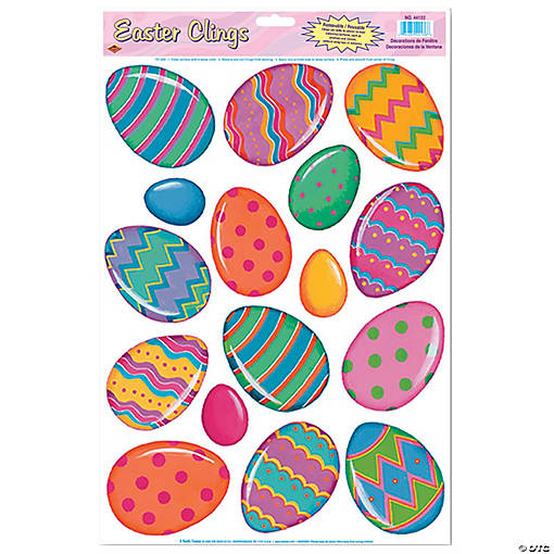 Bright Egg Window Clings