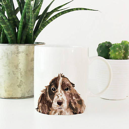 Brown Cocker Spaniel Ceramic Mug