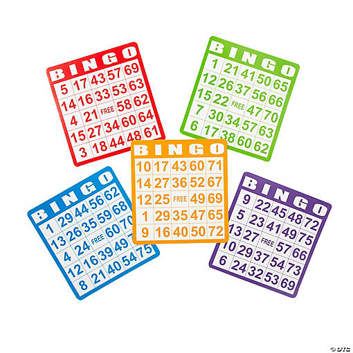 Bulk 100 Pc. Bingo Cards