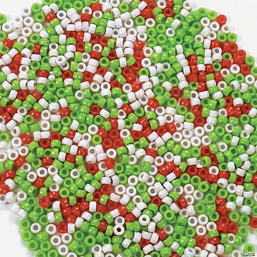 Bulk 1000 Pc. Christmas Pony Bead Assortment