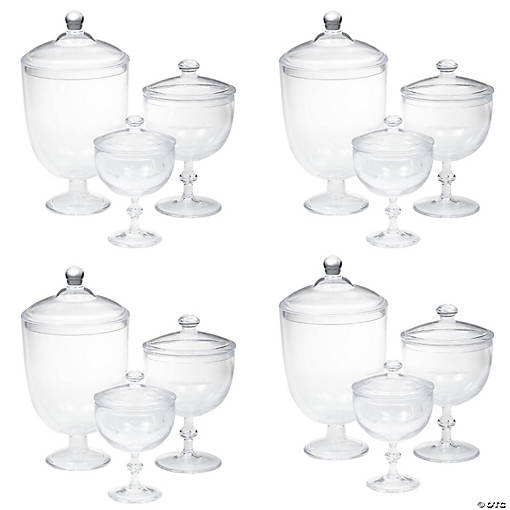 Bulk  12 Pc. Apothecary Jars