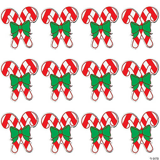 Bulk 144 Pc. Christmas Candy Cane Pins