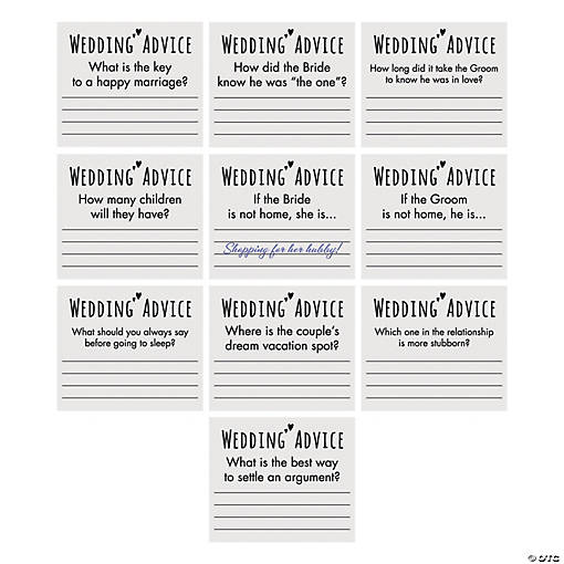 Bulk 150 Pc. Wedding Guest Response Cards