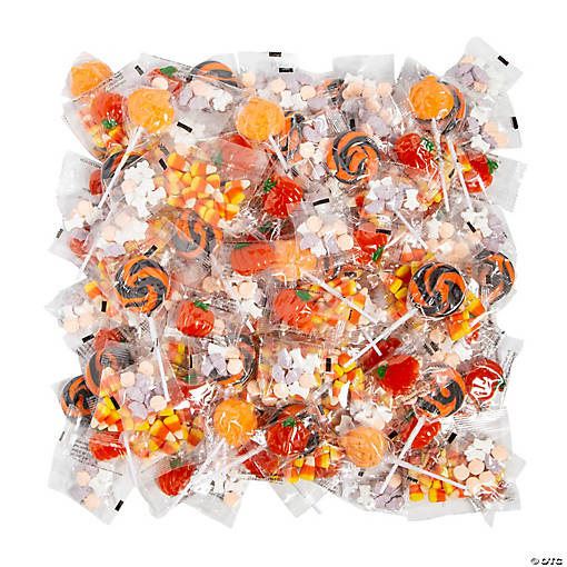 Bulk 200 Pc. Jack-O&amp;#8217;-Lantern Halloween Candy Assortment
