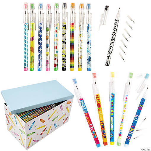 Bulk 201 Pc. Stacking Point Pencils with Box Kit
