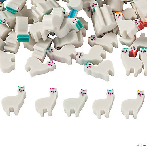 Bulk 300 Pc. Mini Llama Erasers