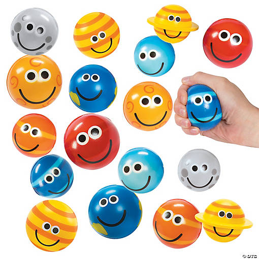 Bulk 36 Pc. Solar System Stress Balls