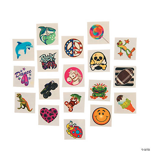 Bulk 360 Pc. Everyday Temporary Tattoo Assortment