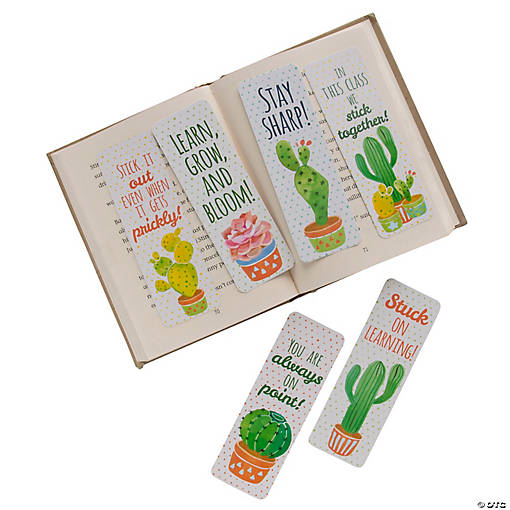 Bulk 48 Pc. Cactus Bookmarks