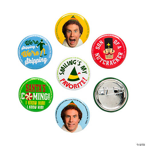 Bulk 48 Pc. Elf Mini Buttons