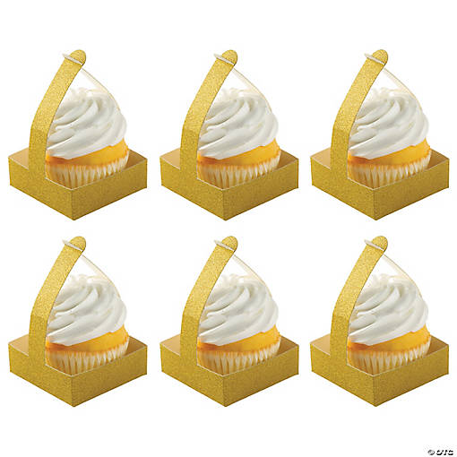 Bulk 48 Pc. Gold Wedding Cupcake Holders