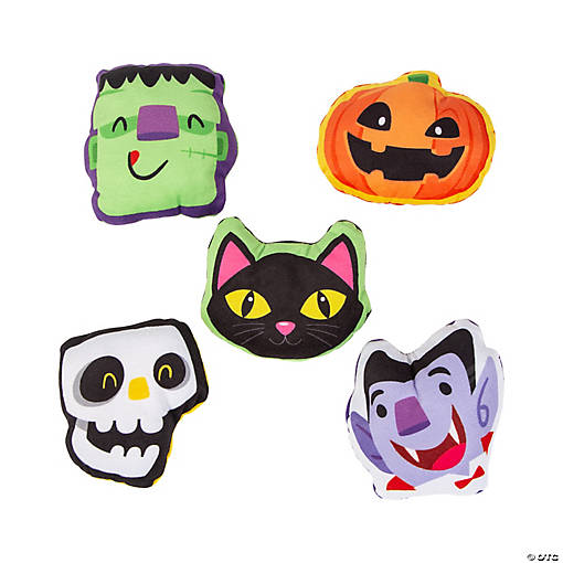 Bulk 48 Pc. Halloween Stuffed Flat Character Assortment