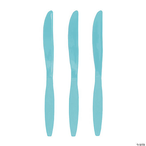 Bulk  50 Ct. Light Blue Plastic Knives