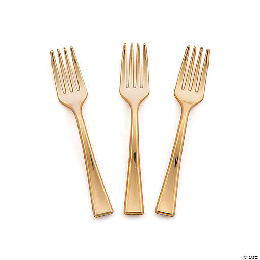 Bulk 50 Ct. Metallic Mini Forks