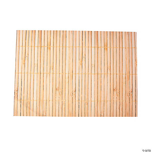 Oriental Trading Customer Reviews Bulk 50 Pc. Bamboo Print Placemats