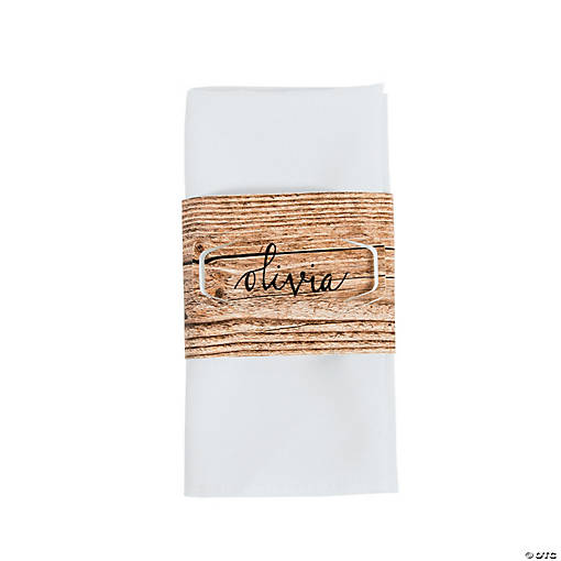 Bulk 50 Pc. Die-Cut Rustic Napkin Bands