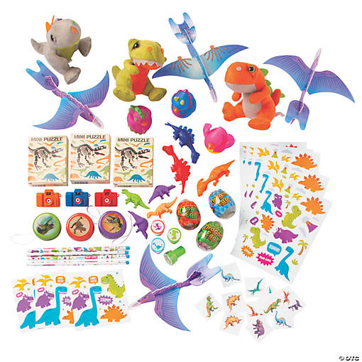 Bulk 50 Pc. Dinosaur Toy &amp; Activity Assortment