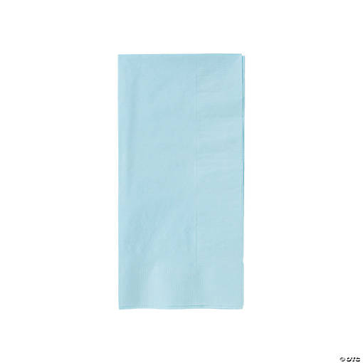 Bulk  50 Pc. Light Blue Dinner Napkins