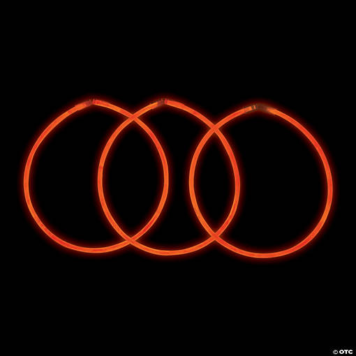 Bulk 50 Pc. Orange Glow Necklaces