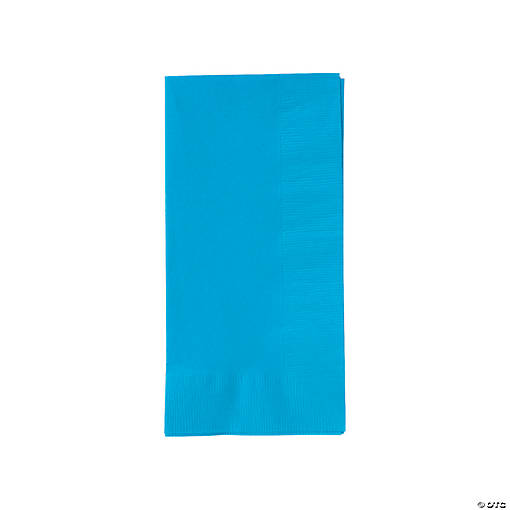 Bulk  50 Pc. Turquoise Dinner Napkins