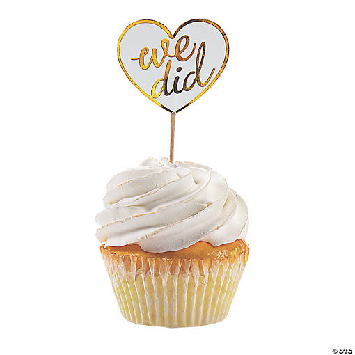 Bulk 50 Pc. We Did Cupcake Picks