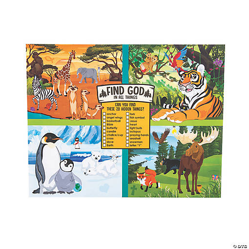 Bulk 50 Pc. Wild Encounters VBS Image Hunt Activity Sheets