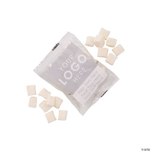 Bulk 57 Pc. Personalized Logo &amp; Text Marshmallow Packs