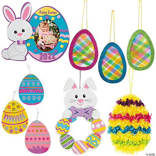 Bulk 60 Pc. Easter Egg Craft Kit Assortment