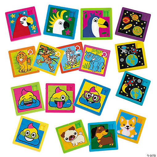 Bulk 60 Pc. Mini Slide Puzzle Assortment
