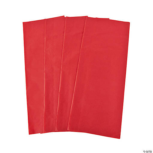 Bulk  60 Pc. Red Tissue Paper Sheets