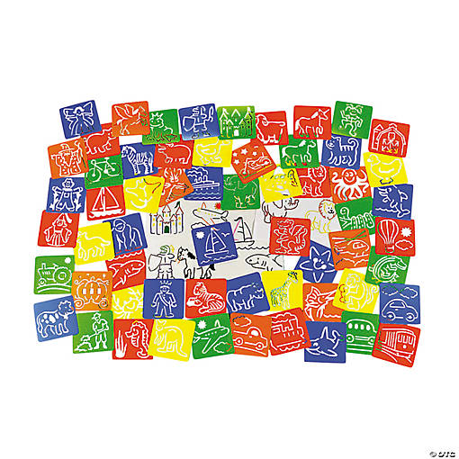 Bulk 60 Pc. Stencil Kit