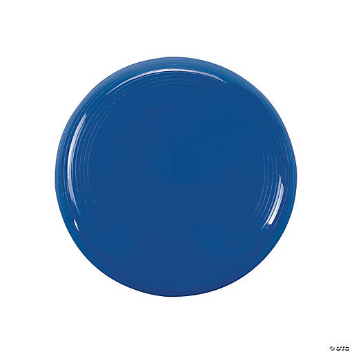 Bulk 72 Pc. Mini Blue Plastic Flying Discs
