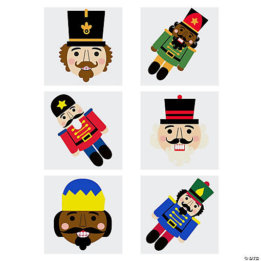 Bulk 72 Pc. Nutcracker Temporary Tattoos - 72 Pc.