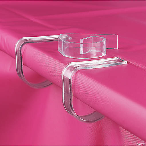 Bulk 72 Pc. Reusable Clear Plastic Tablecloth Clips