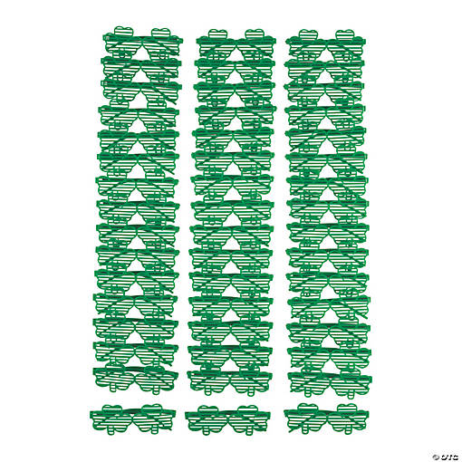Bulk 72 Pc. St. Patrick&amp;#8217;s Day Shamrock Shutter Glasses
