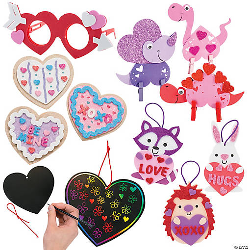 Bulk 72 Pc. Super Valentine Craft Assortment